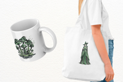Watercolor Secret Witch Cottage Clipart Product Image 3