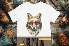 21-Adventure Fox PNG Sublimation