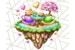 Bright Floating Island PNG Clipart for Fantasy Worlds &amp; Maps Product Image 5
