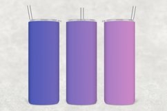 Ombre Gradient Tumbler Wrap Sublimation Product Image 1