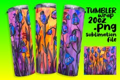 Bright Floral Wrap Designs for 20oz Tumblers Product Image 1