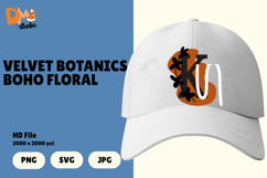 Velvet Botanics Boho Floral Monogram Product Image 1