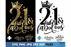 Download this 21 and Fabulous SVG today. These 21st and Fabulous are compatible with Cricut, Glowforge and Silhouette Cutting Machines. Buy now for a good price