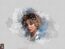 Editable Watercolor Painting Effect Product Image 5