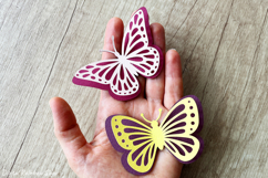 Layered butterfly svg bundle, 3d butterfly papercut Product Image 4