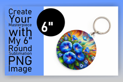 Unique Circle Design Car Coaster Template , Flowers Product Image 1