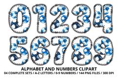 Watercolor Soccer Alphabert Numbers PNG Clipart 300DPI Product Image 6