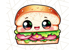 Kawaii Food Clipart Png, Cute Illustrations for Crafts Product Image 4