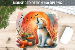 Watercolor Fox Mouse Pad Sublimation - Animal PNG Product Image 1