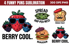 Funny Puns Sublimation PNG Product Image 1