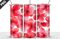 Flowers Tumbler Wrap | Sublimation Design | Tumbler PNG Product Image 1