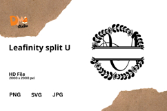 Leafinity Split Monogram Product Image 1