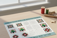Christmas Wood Quilt Block Patterns for Laser Cut Holiday Wa Product Image 3