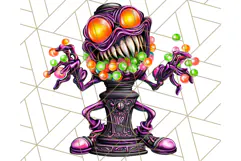 Haunted Treats Clipart PNG, Halloween Candy Art Product Image 5