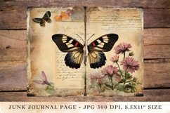 Printable Junk Journal Pages magical butterfly 5 Product Image 1