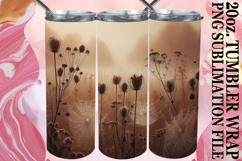Heartfelt dreams 20oz tumbler wrap, Autumn Product Image 1