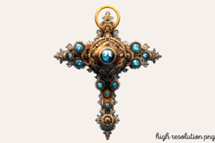 Steampunk Easter Sublimation Clipart PNG Product Image 1