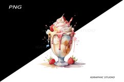 Milkshake Clipart, Food Clipart Product Image 1