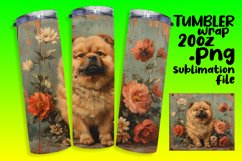 Rustic Dog 20oz Sublimation Tumbler Wraps Product Image 1