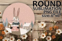 Bright Round Design for Keychains , Winter Product Image 1