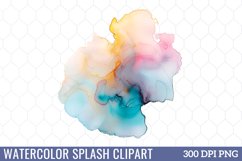 Watercolor Splashes Clipart Product Image 1