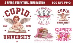 Retro Valentines Sublimation PNG Product Image 1