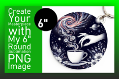 Sophisticated Round Design Coaster Art , Mystic Product Image 1