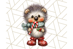 Christmas Animal Clipart, Festive Animals in Holiday Outfits Product Image 5