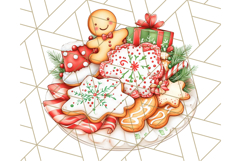 Christmas Baking Critters PNG Clipart, Cute Animals Holiday Product Image 5