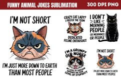 Funny animal Jokes Sublimation PNG Product Image 1