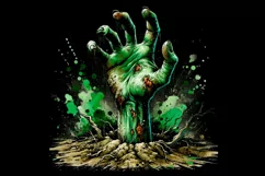 Halloween clipart, Zombie hand clipart, Gothic clipart Product Image 2