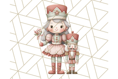 Nutcracker Clipart, Festive Holiday Toy Soldier PNG Art Product Image 5