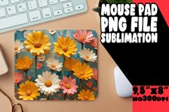 Garden Delight: Sublimation Mouse Pad Product Image 1