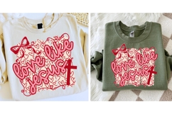 Love Like Jesus Hearts PNG | Christian Valentine Design Gift Product Image 2