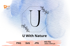 With Nature Monogram Product Image 1