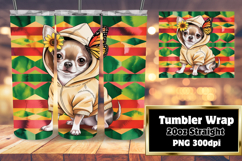 20oz Tumbler Artwork for Sublimation , Cute Dog Product Image 1