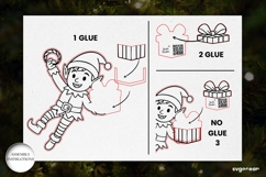 Christmas Elf Santa Tracker Ornament SVG | Laser Cut Product Image 4