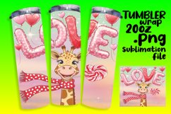 Vibrant Tumbler Design Download , Valentines Product Image 1