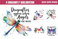 Dragonfly Sublimation PNG Product Image 1