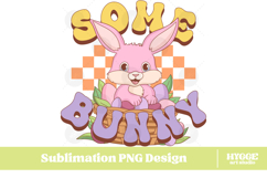 Easter Bunny Sublimation DTF Chick Farm Hip Hop Spring Joy Product Image 1