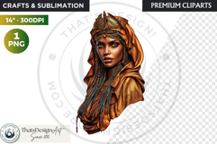 Fantasy Ruler Clipart PNG, Fantasy King &amp; Queen Portrait Product Image 1