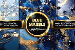 Blue Marble Digital Papers - 04 Variations Product Image 1