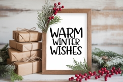 Warm Christmas Fonts | Cozy Handwritten Font Family Product Image 5
