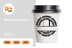 Bloomique Split Monogram Product Image 1