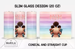 Mother's Day Skinny Tumbler sublimation designs #21 Product Image 1
