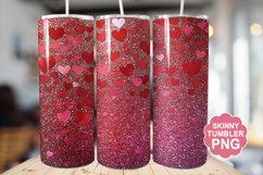 Valentine Glitter Tumbler | Valentine Tumbler Wrap Product Image 1