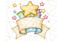 Fairy Tale Unicorn PNG Pastel Magic Clipart, Fantasy Rainbow Product Image 5