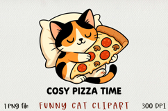 Cute &amp; Funny Cat BUNDLE, PNG. Product Image 18