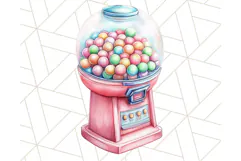 Pastel Sweet Treats Clipart, Ice Cream, Cakes, Donuts Png Product Image 5