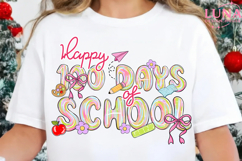 100 Days of School Coquette Png, 100 Days of School PNG Product Image 3